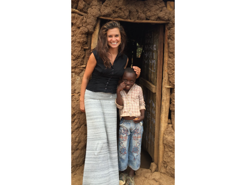 Outside the orphanage 3
